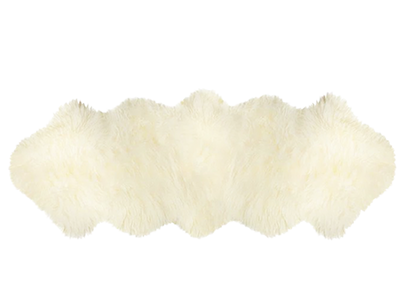 ELIN IVORY DOUBLE SHEEPSKIN